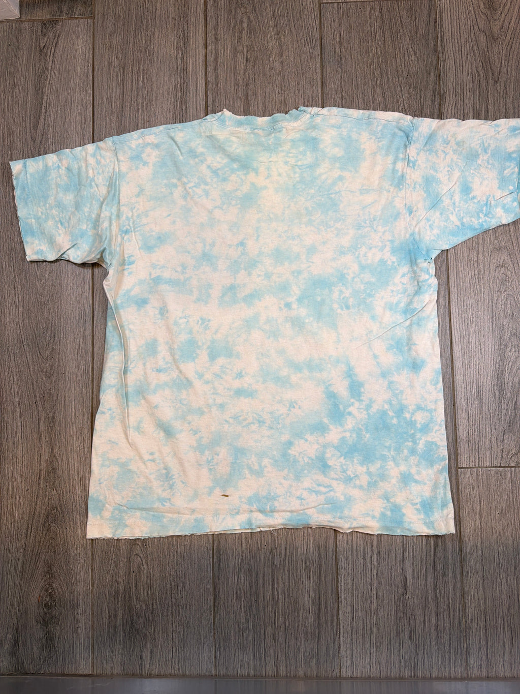 1993 Grateful Dead Parachute Bears Tie Dye Liquid Blue T-Shirt XL
