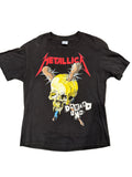 90s Metallica Dmg Inc Tour Pushead Double Sided Black T-Shirt Medium