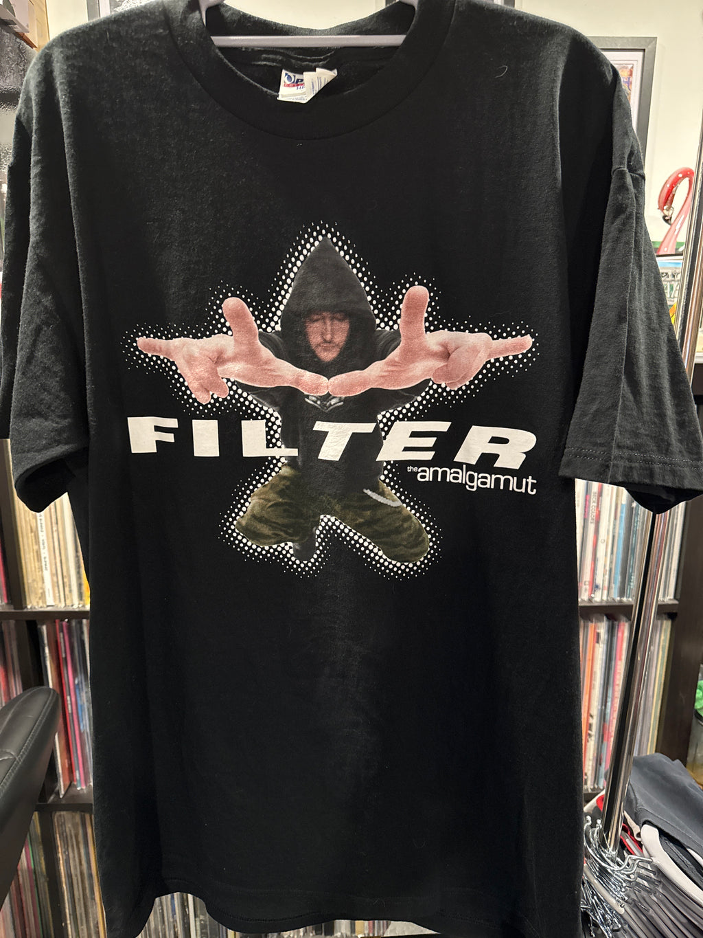 2002 Filter The Amalgamut Oakley Tour Black T Shirt Optima Large