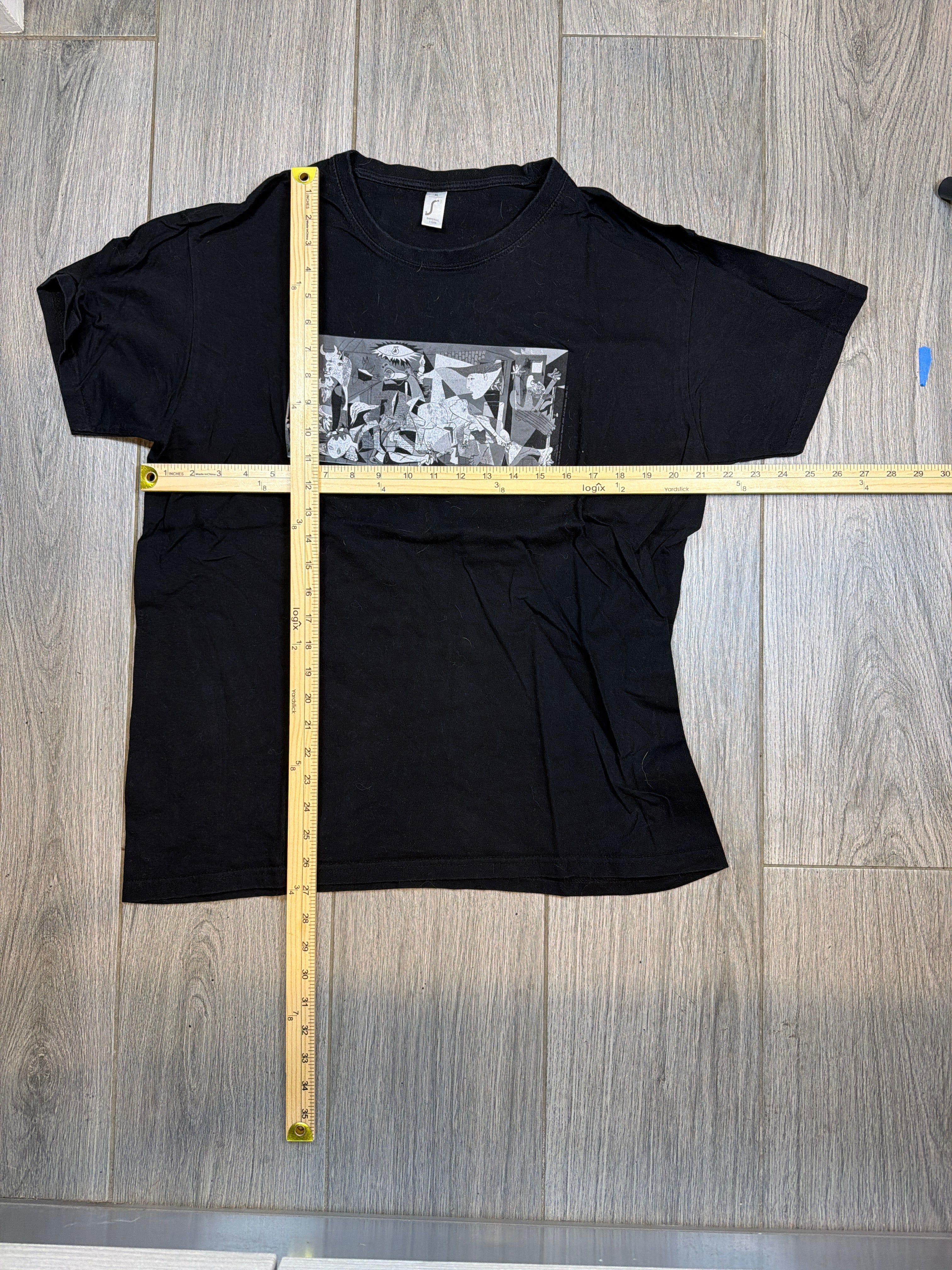 Picasso Guernica Black Art Tee T-Shirt XL