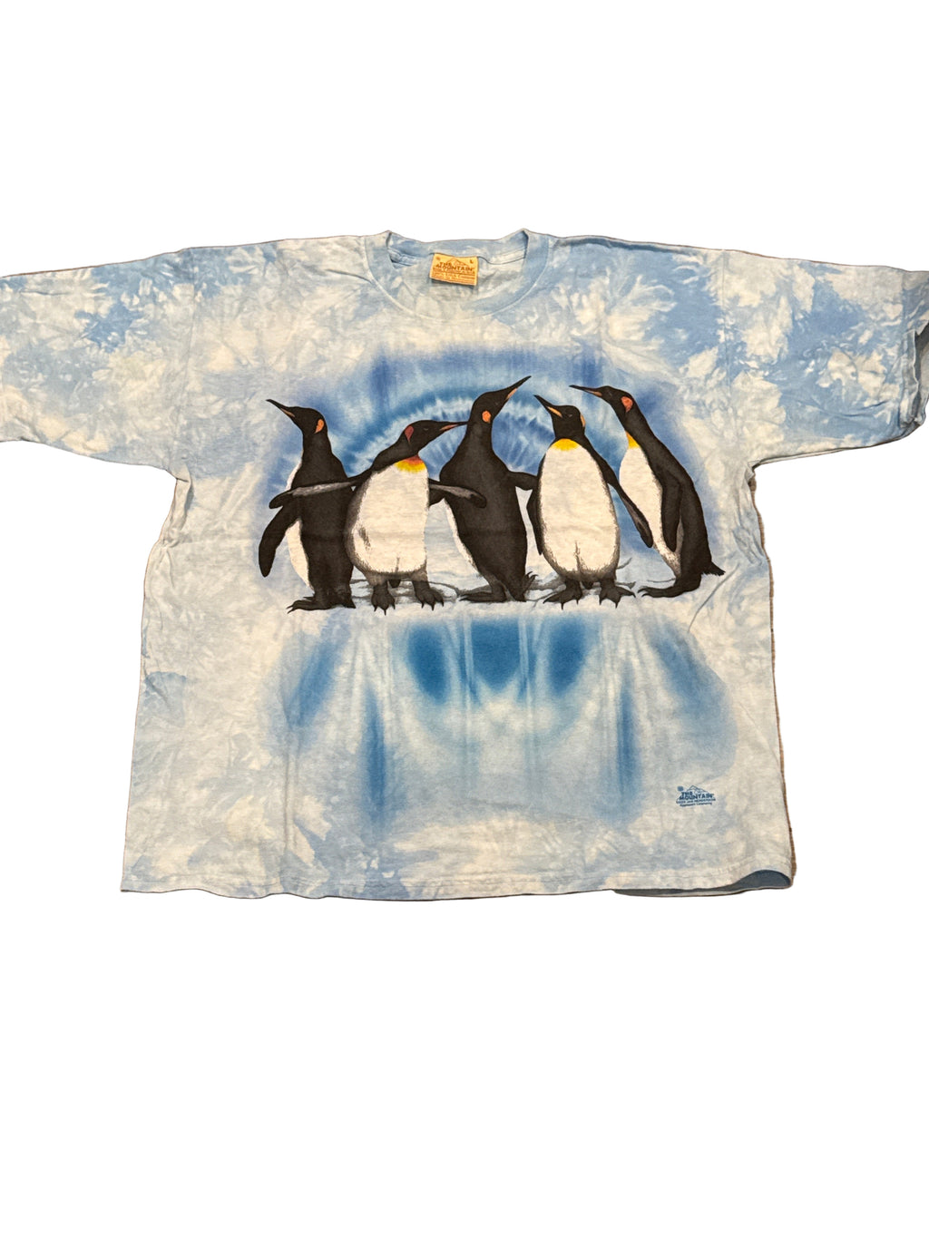 2003 The Mountain Penguins Blue Tie-Dye USA Jan Henderson T-Shirt XL