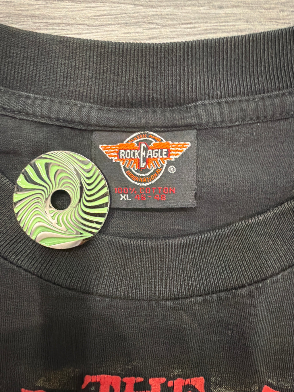 1996 The Exploited Beat Tour Punks Not Dead Black T-Shirt XL Single Stitched