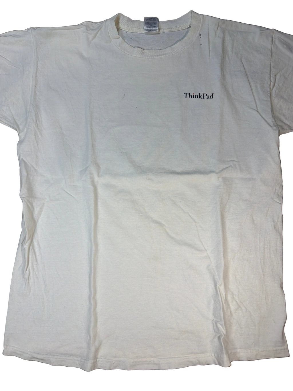 IBM Thinkpad Vintage Tech White T-Shirt XL