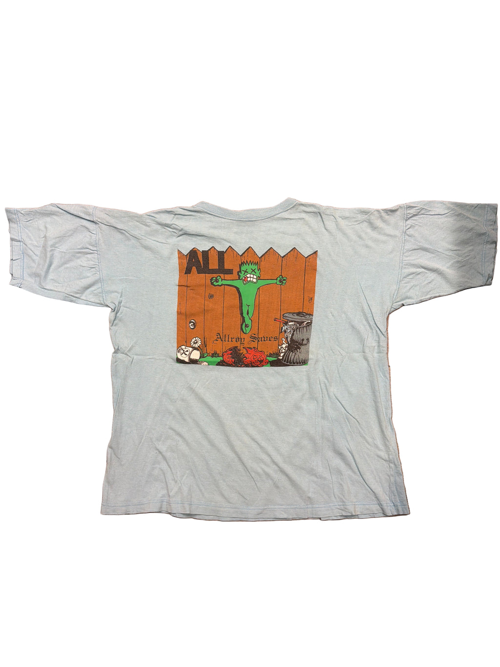 1990 All Allroy Saves European Tour Descendants Blue XL T-Shirt