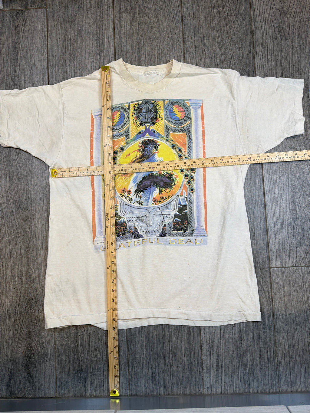 90s Grateful Dead 30th Anniversary White Final Tour T-Shirt XL