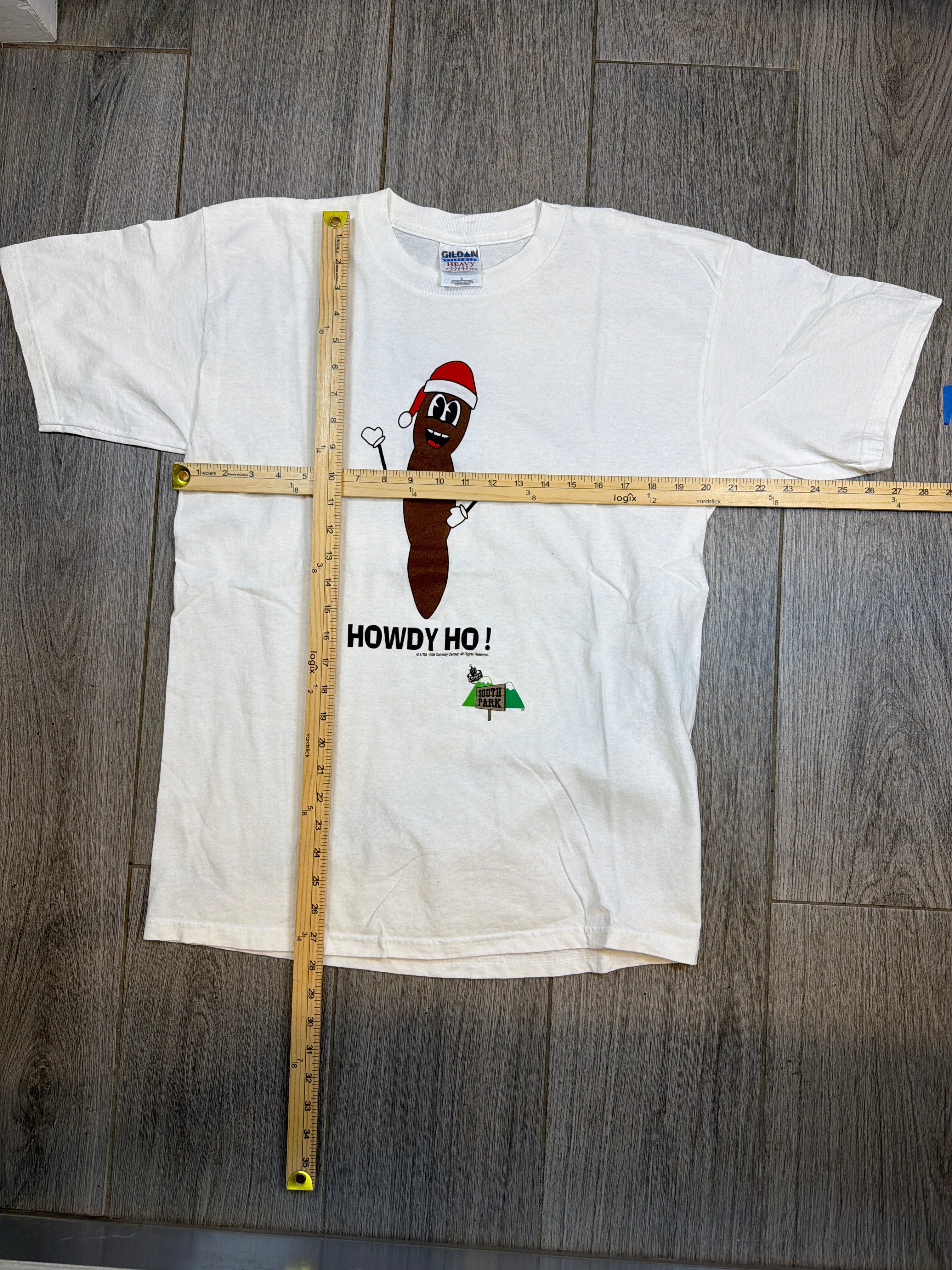 1998 Mr Hankey South Park Christmas T-Shirt Large
