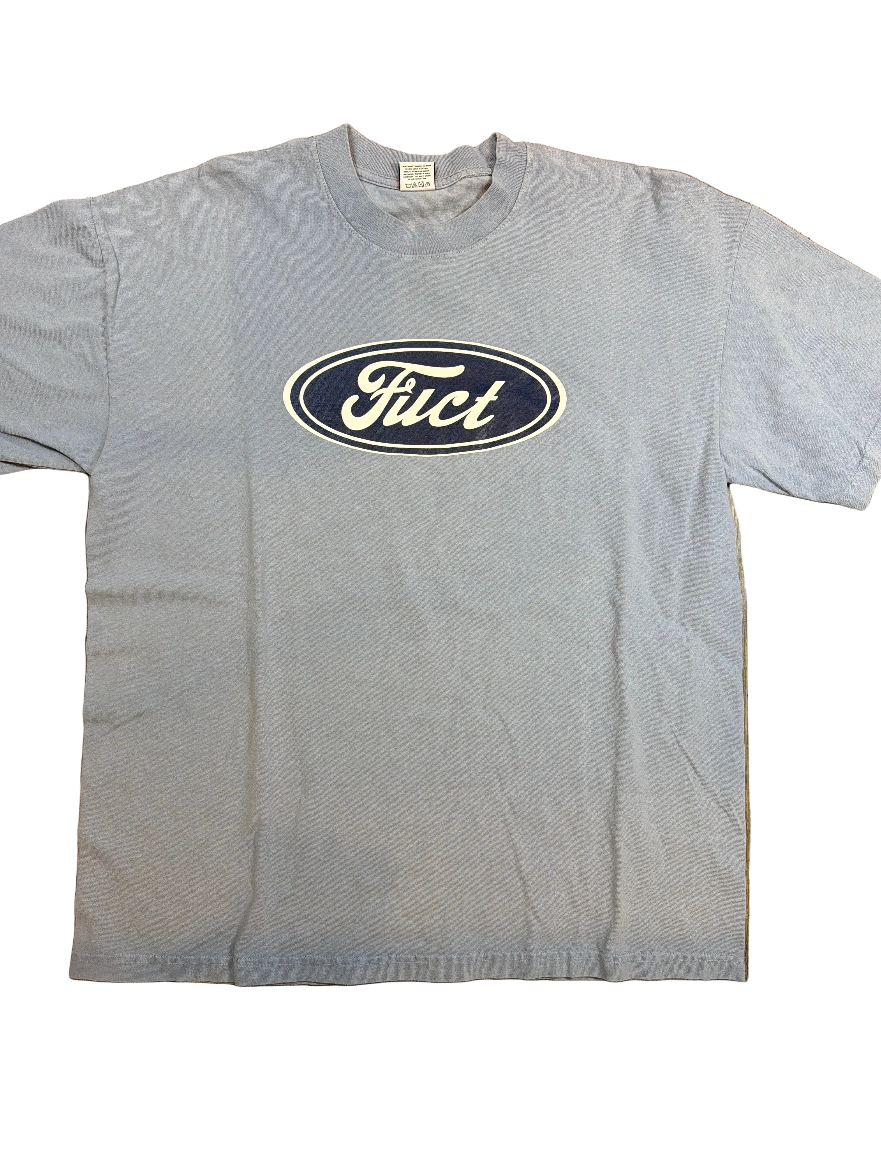 Fuct Streetwear Skateboarding 90er Ford Parodie Blaues T-Shirt XL