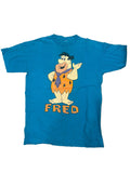 1992 Fred Flintstone Blue Hanna Barbara Universal Studios T-Shirt Large