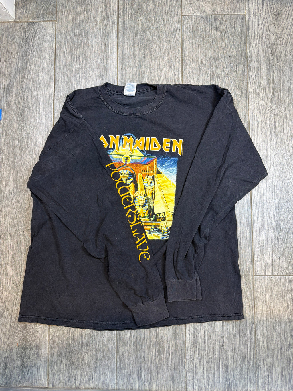2004 Iron Maiden Power Slave Long Sleeve Black T-Shirt
