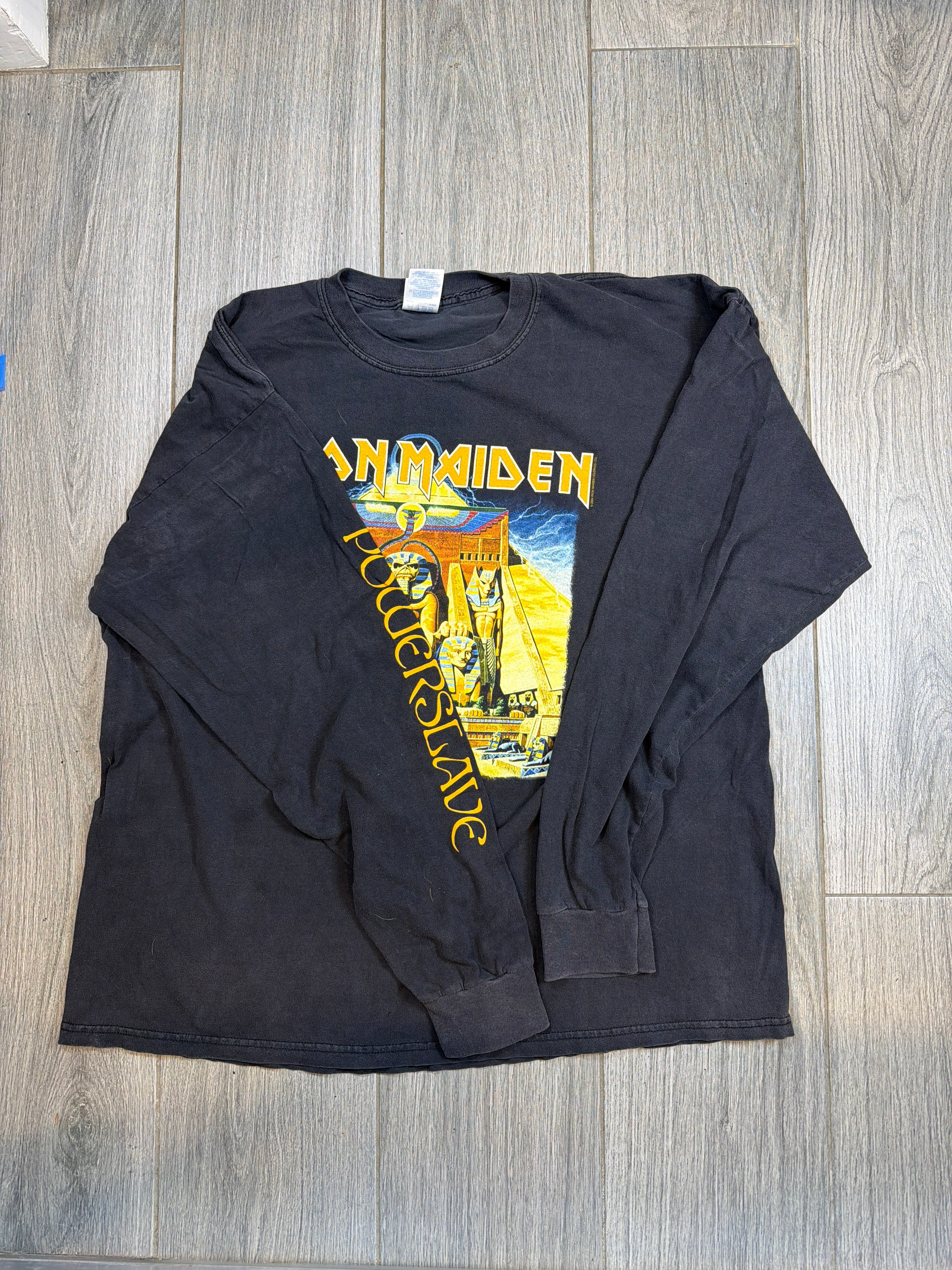 2004 Iron Maiden Power Slave Long Sleeve Black T-Shirt