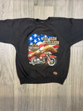 Harley Davidson 'Iron Stallion' 90s Black Crewneck Sweatshirt XL
