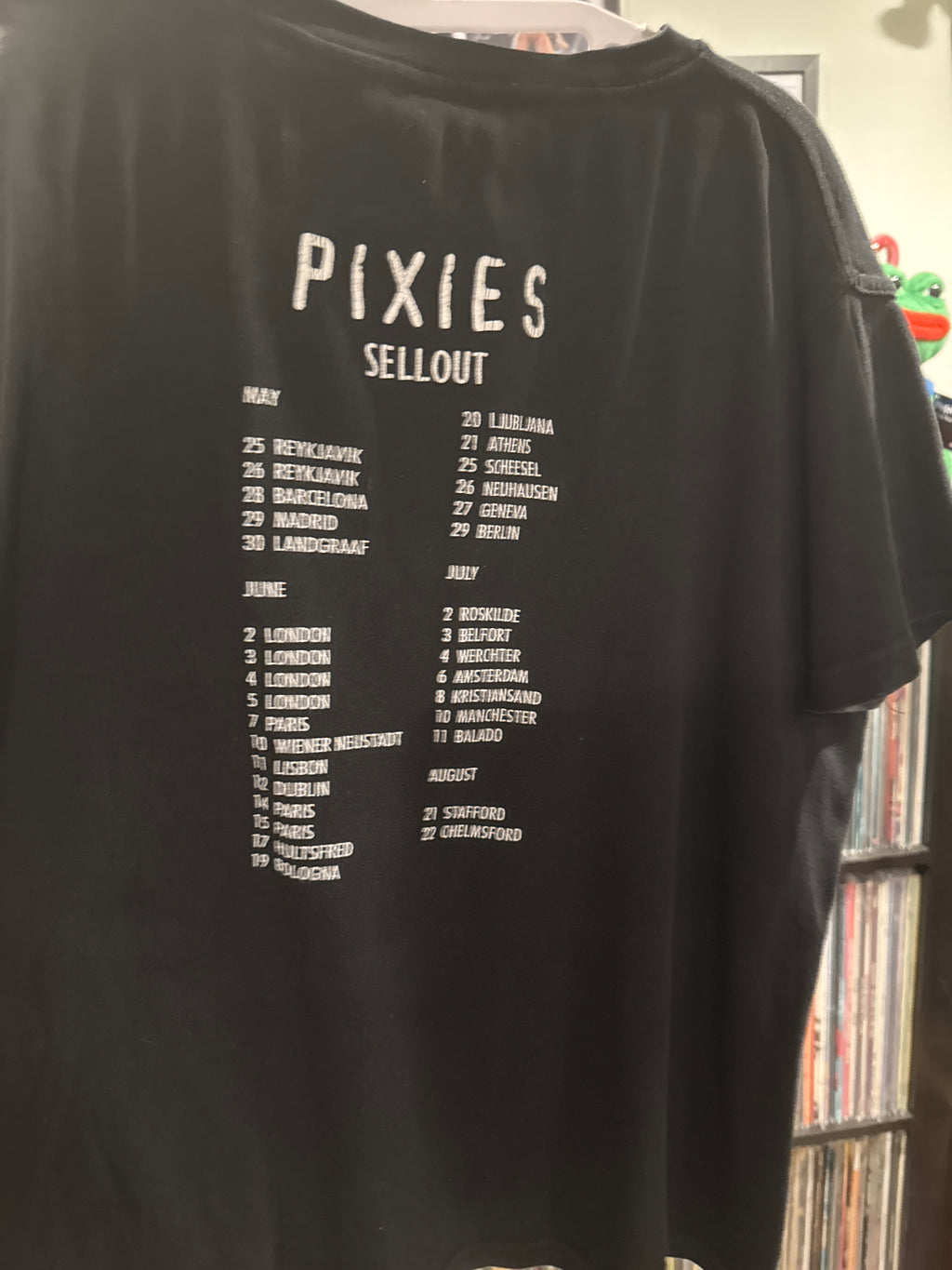 Pixies Sellout Euro Tour Light paint distress L