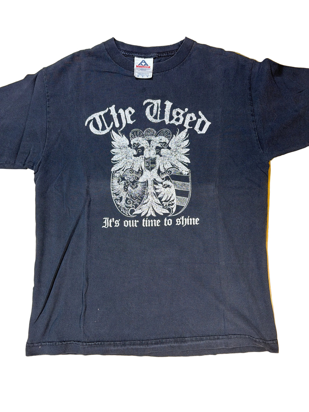 The Used Our Time To Shine Y2K Punk Band Black T-Shirt Medium