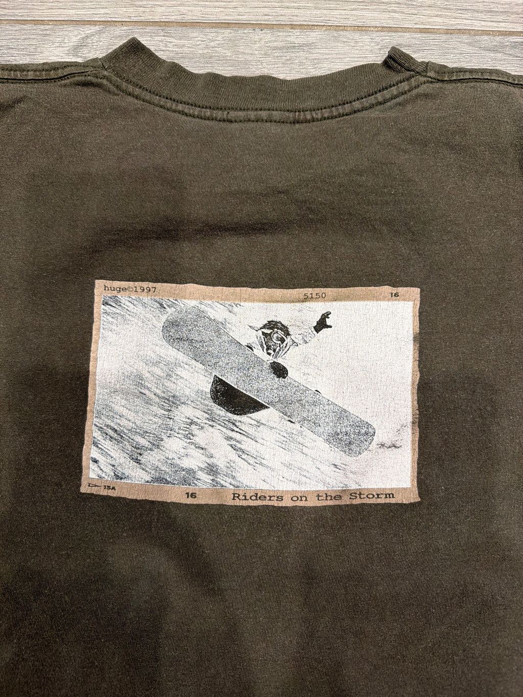 1997 Kirkwood Riders on The Storm Huge Air Contest Snowboard T-Shirt