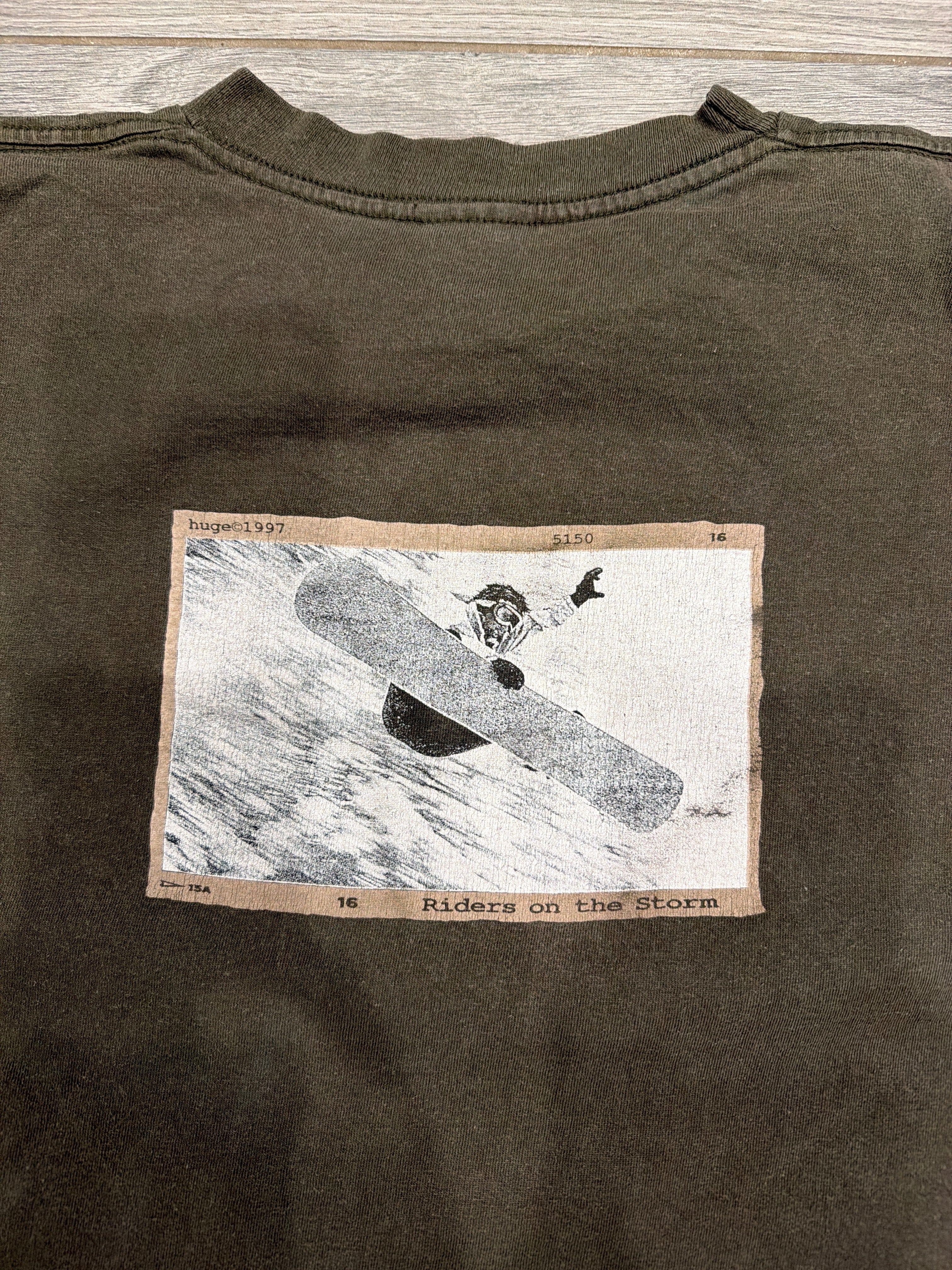 1997 Kirkwood Riders on The Storm Huge Air Contest Snowboard T-Shirt
