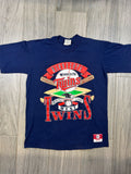 Minnesota Twins MLB 90s Navy T-Shirt Large