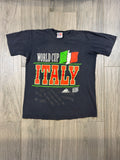 Weltmeisterschaft Italien Fußball Vintage 1994 Apex One Schwarzes T-Shirt M/L