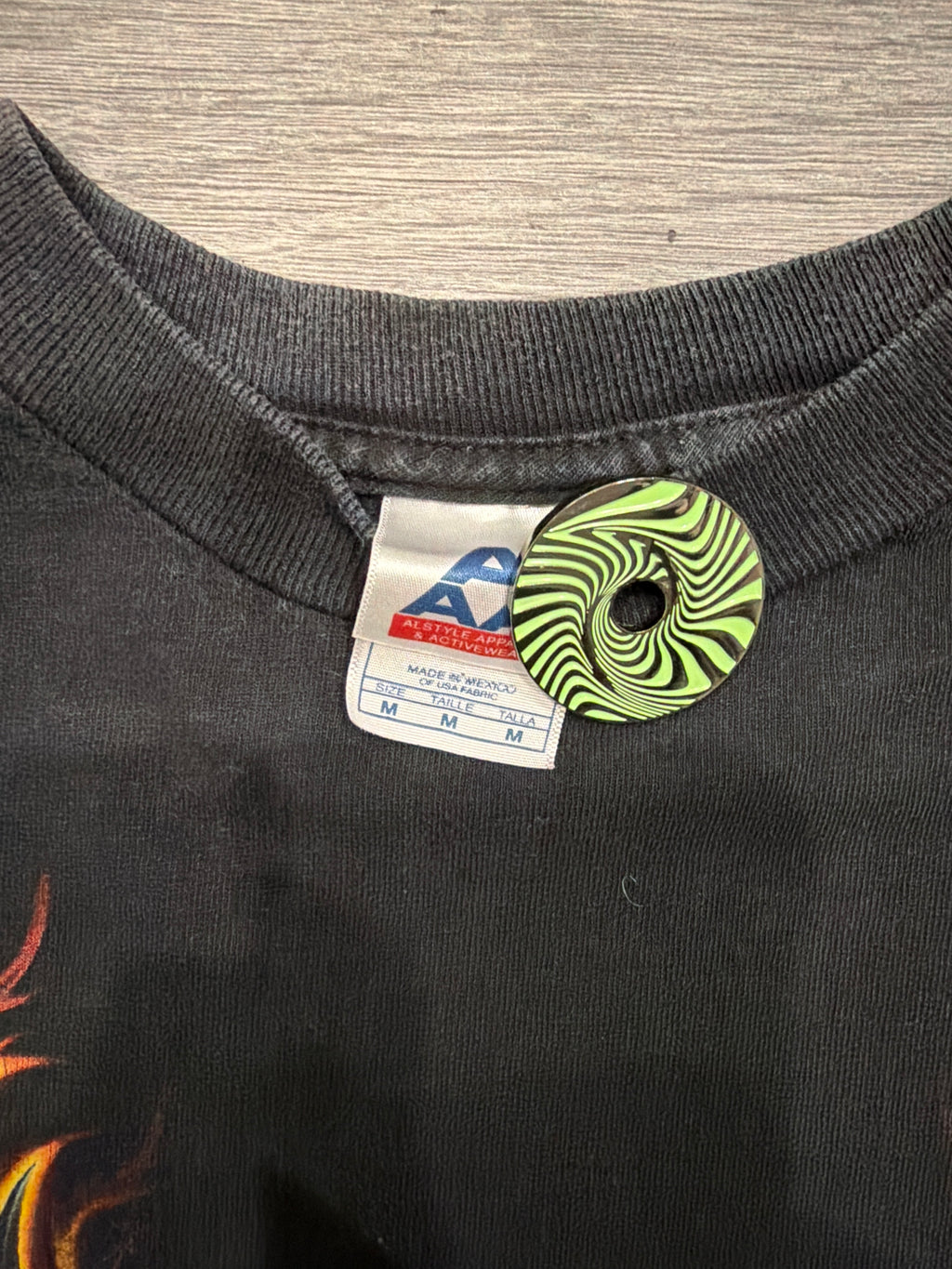 2000 Disturbed Long Sleeve Nu Metal Band Black T-Shirt Medium