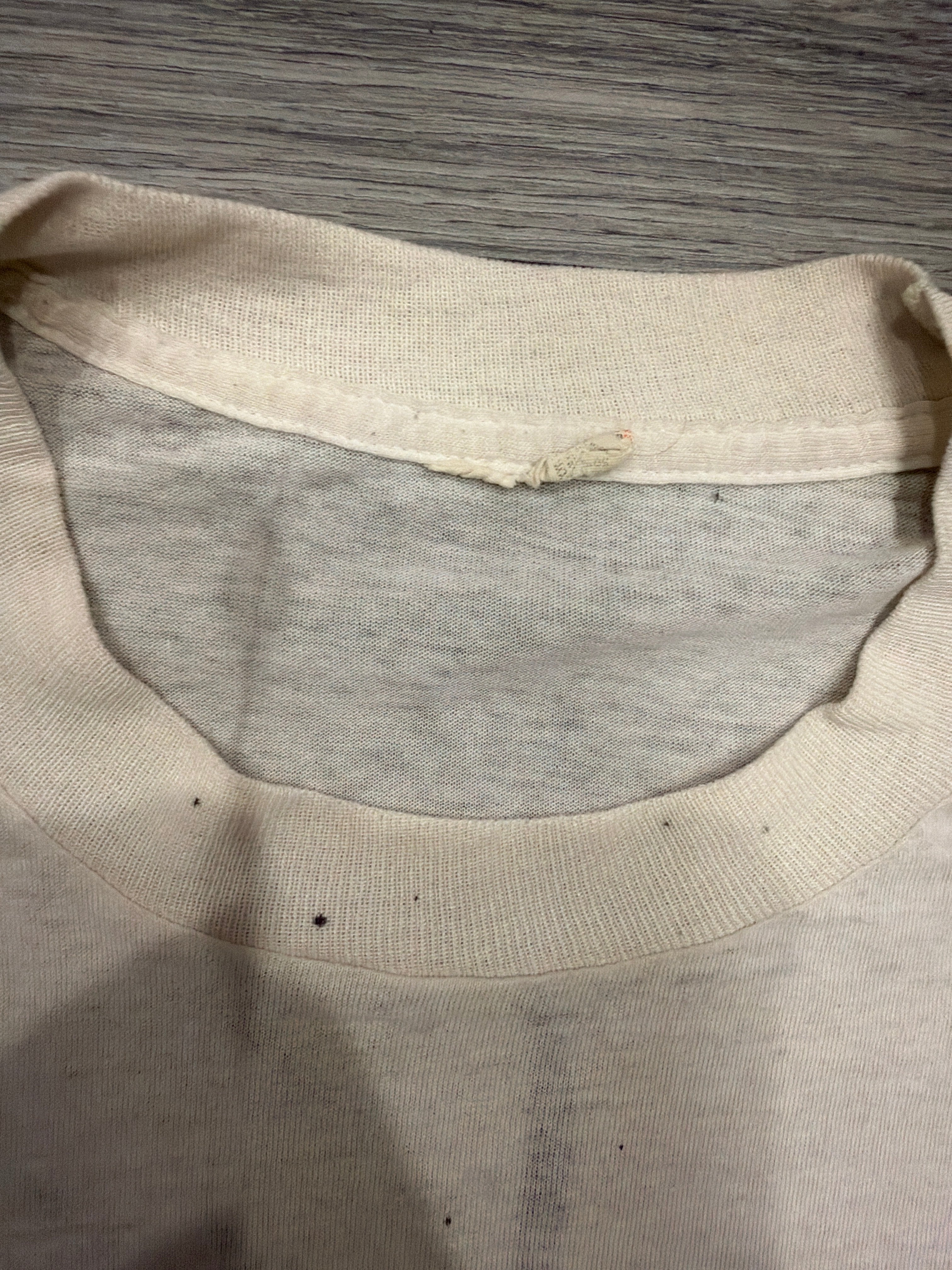 00s Sting Backstage Pass Police Double Sided Worn Thin T-Shirt Medium