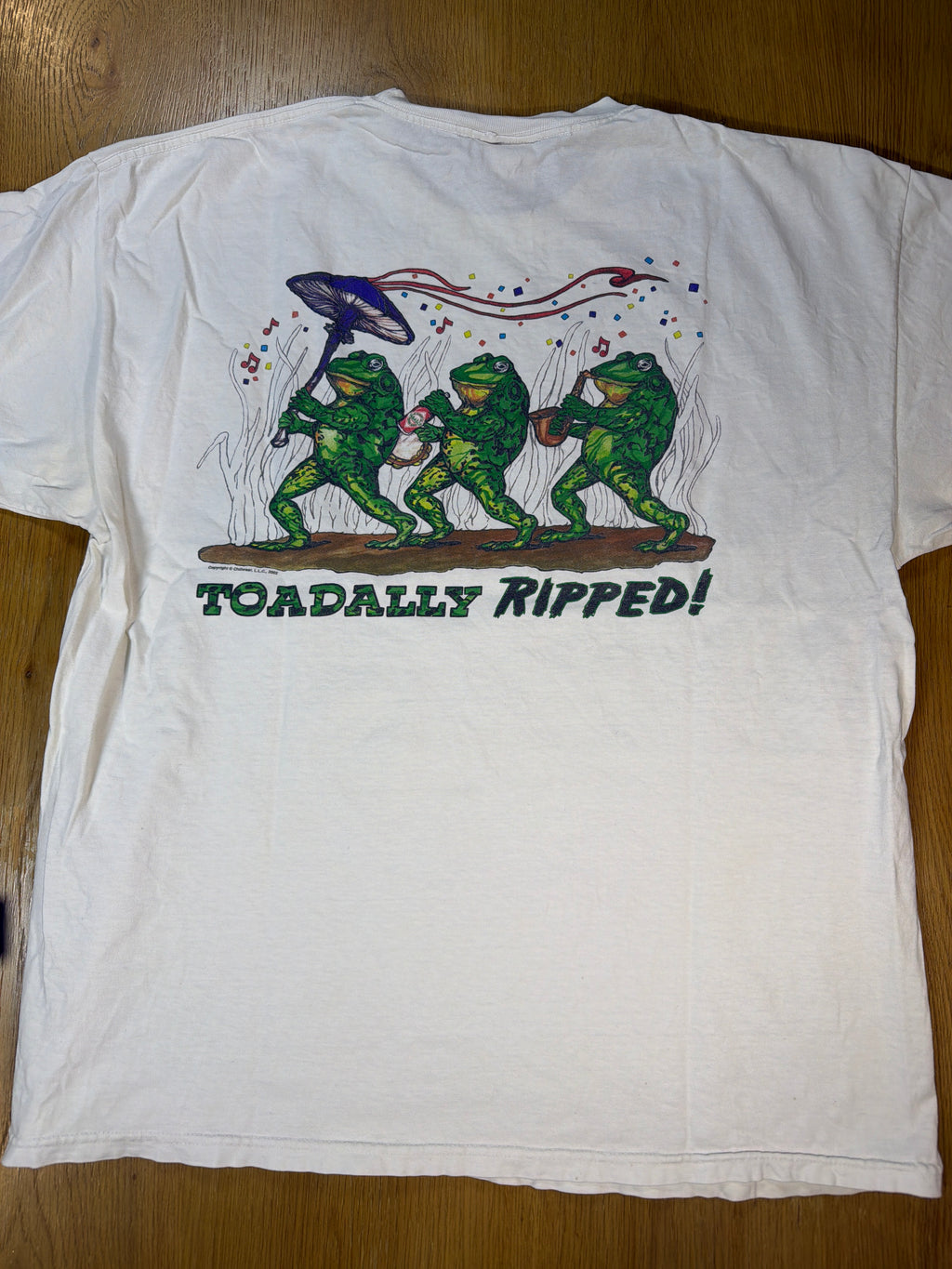 Tabasco Toadally Ripped Promo Jazz Mushroom Drug T-Shirt L/XL