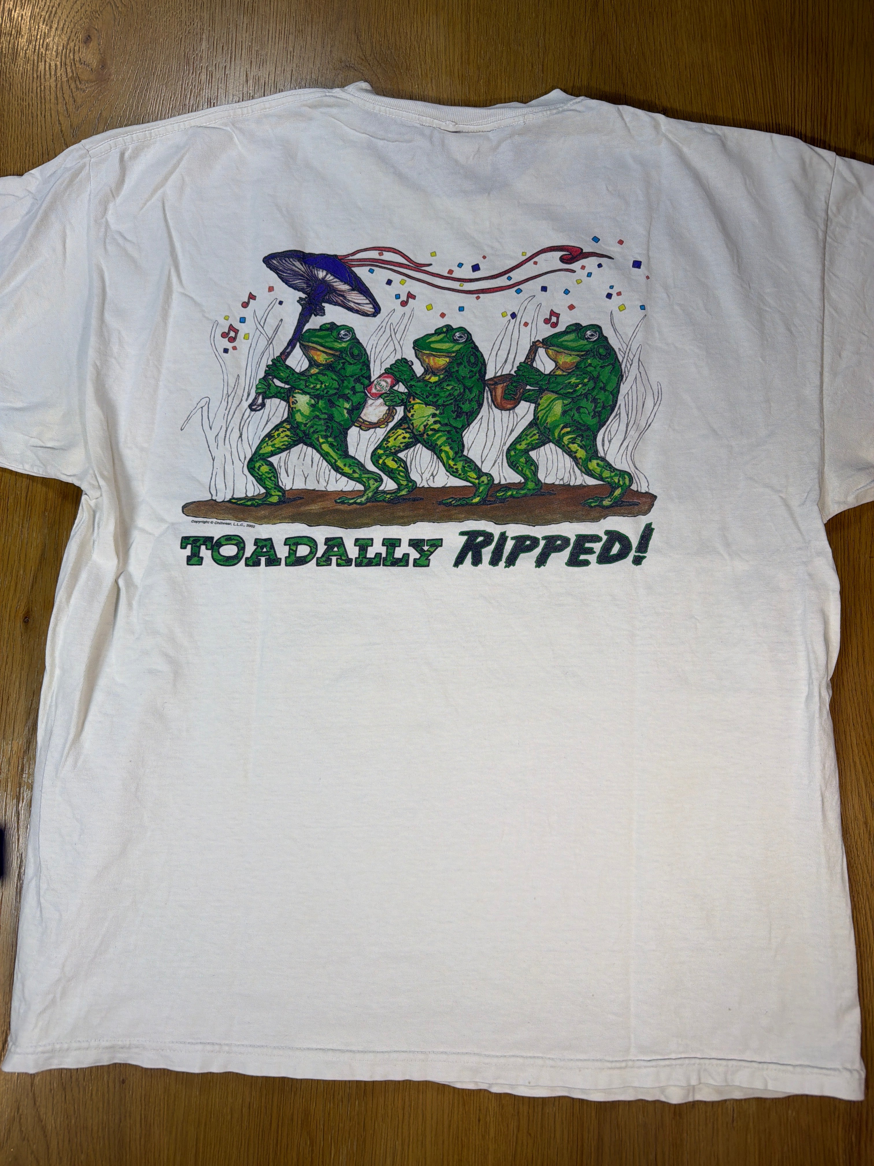 Tabasco Toadally Ripped Promo Jazz Mushroom Drug T-Shirt L/XL