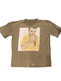 90s Morrissey Oye Esteban Tour Thrashed Worn Brown/Green T-Shirt XL