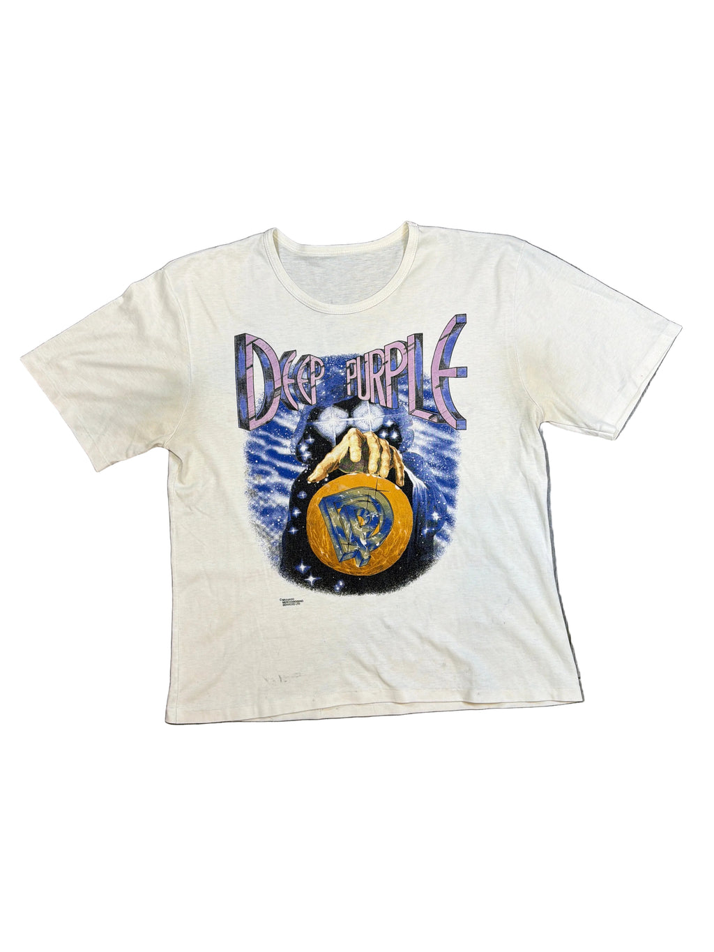1984 Deep Purple Perfect Stranger Tour White T-Shirt Medium