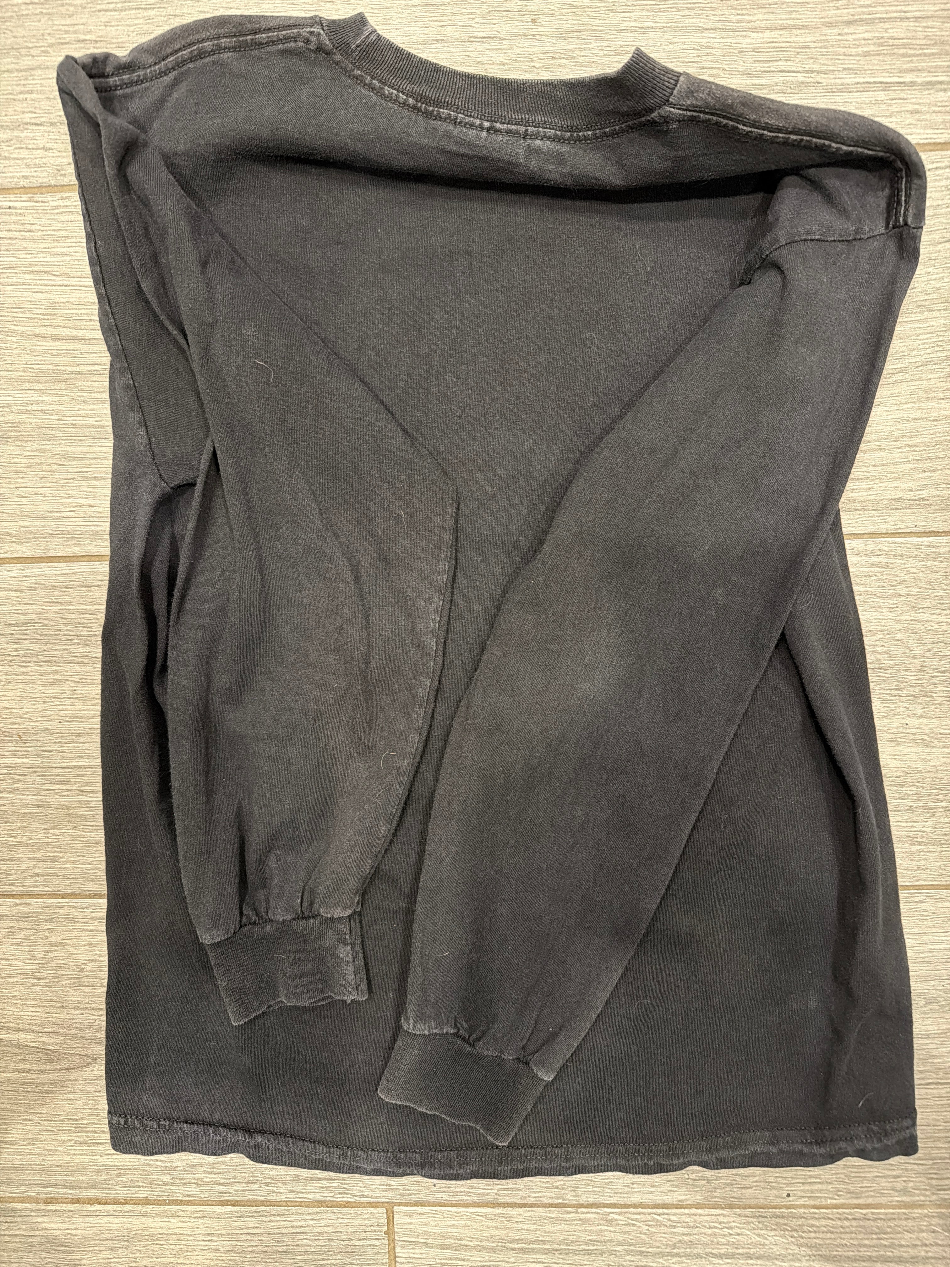 2000 Disturbed Long Sleeve Nu Metal Band Black T-Shirt Medium