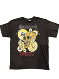 90s Metallica Shortest Straw Vertigo Pushead Spring Ford Black T-Shirt Large