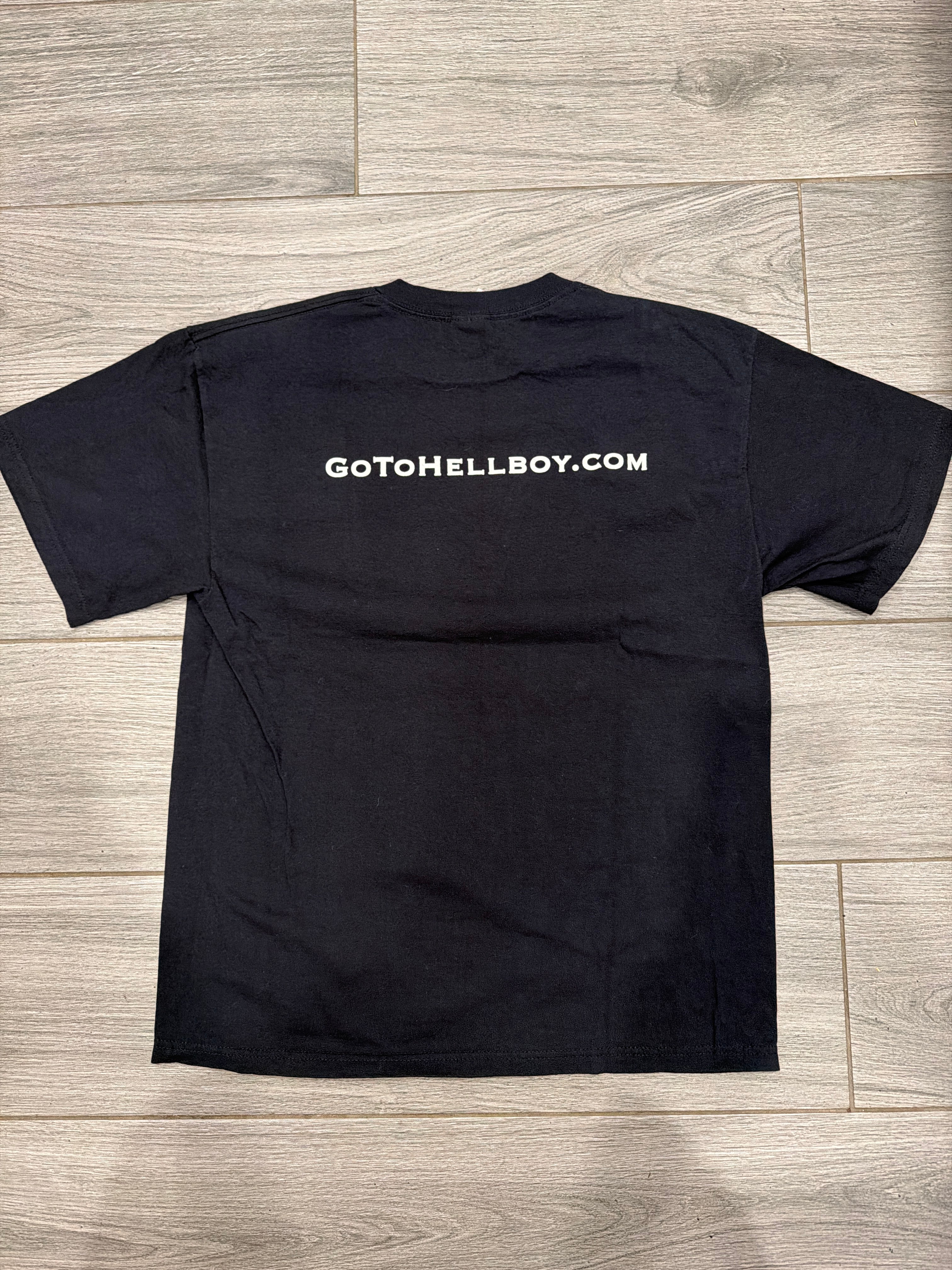 2006 Hellboy Animated Series Promo T-Shirt Black Large Comic