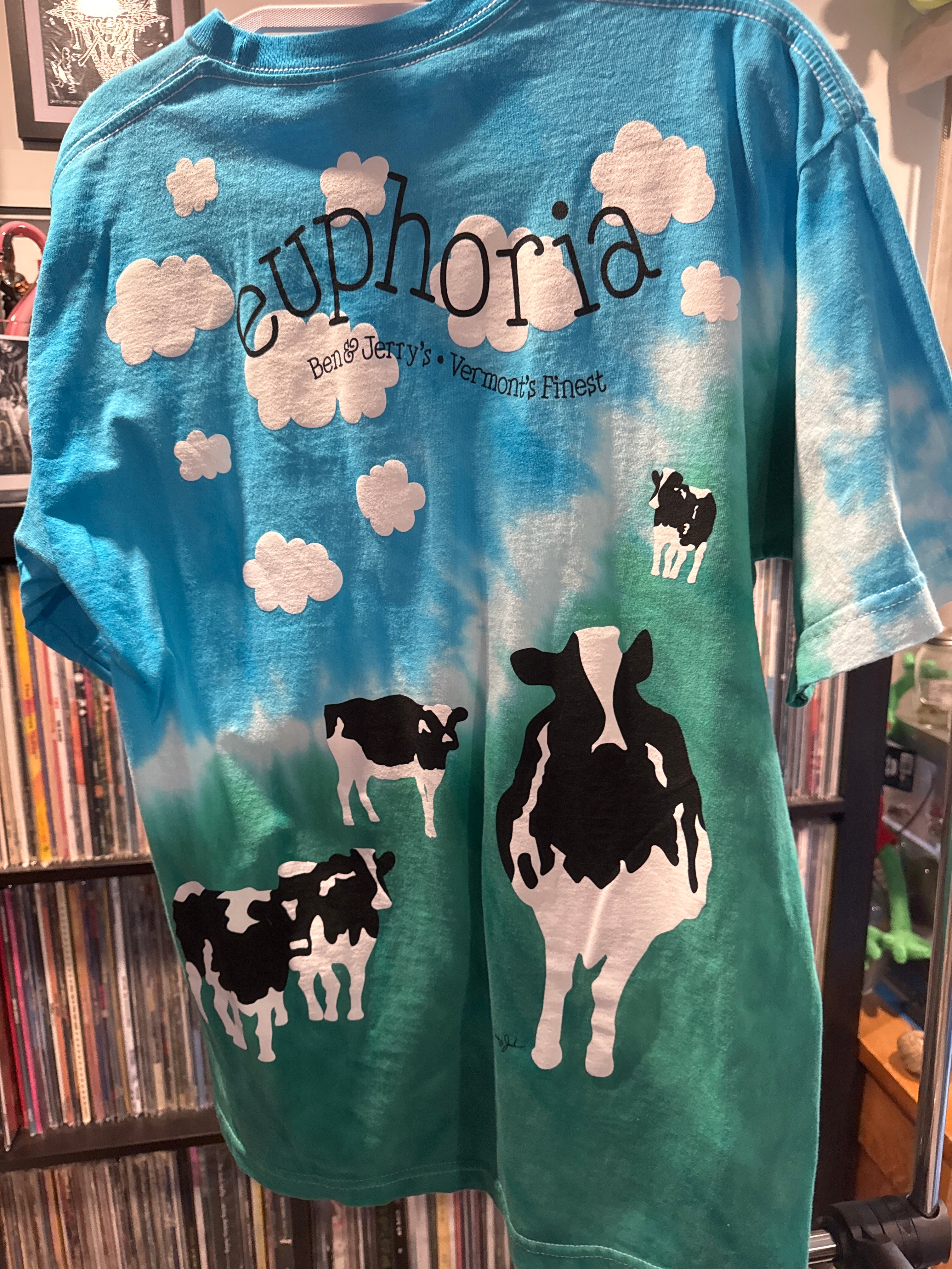 Ben and Jerry’s Euphoria Cow Tie Dye Clouds Large