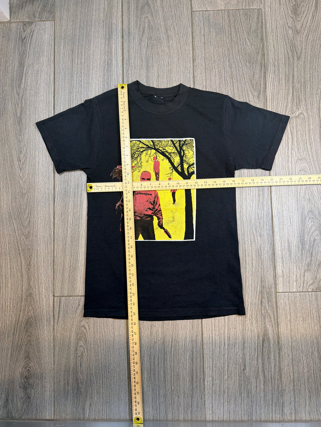 2000s Glassjaw Save Art Plant a Tree Black T-Shirt Small