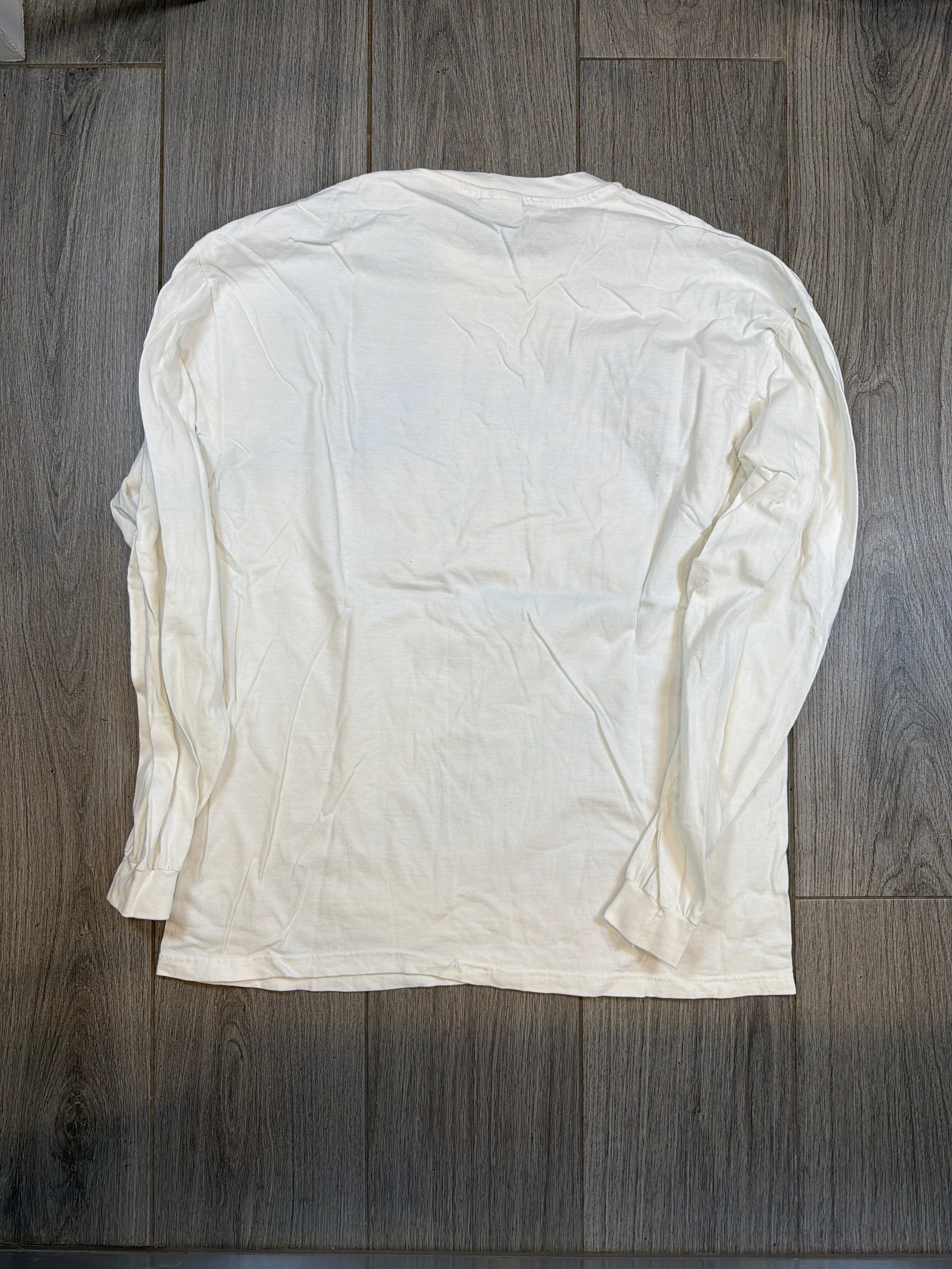 90s Budweiser Frogs Ski Long Sleeve White T-Shirt XL