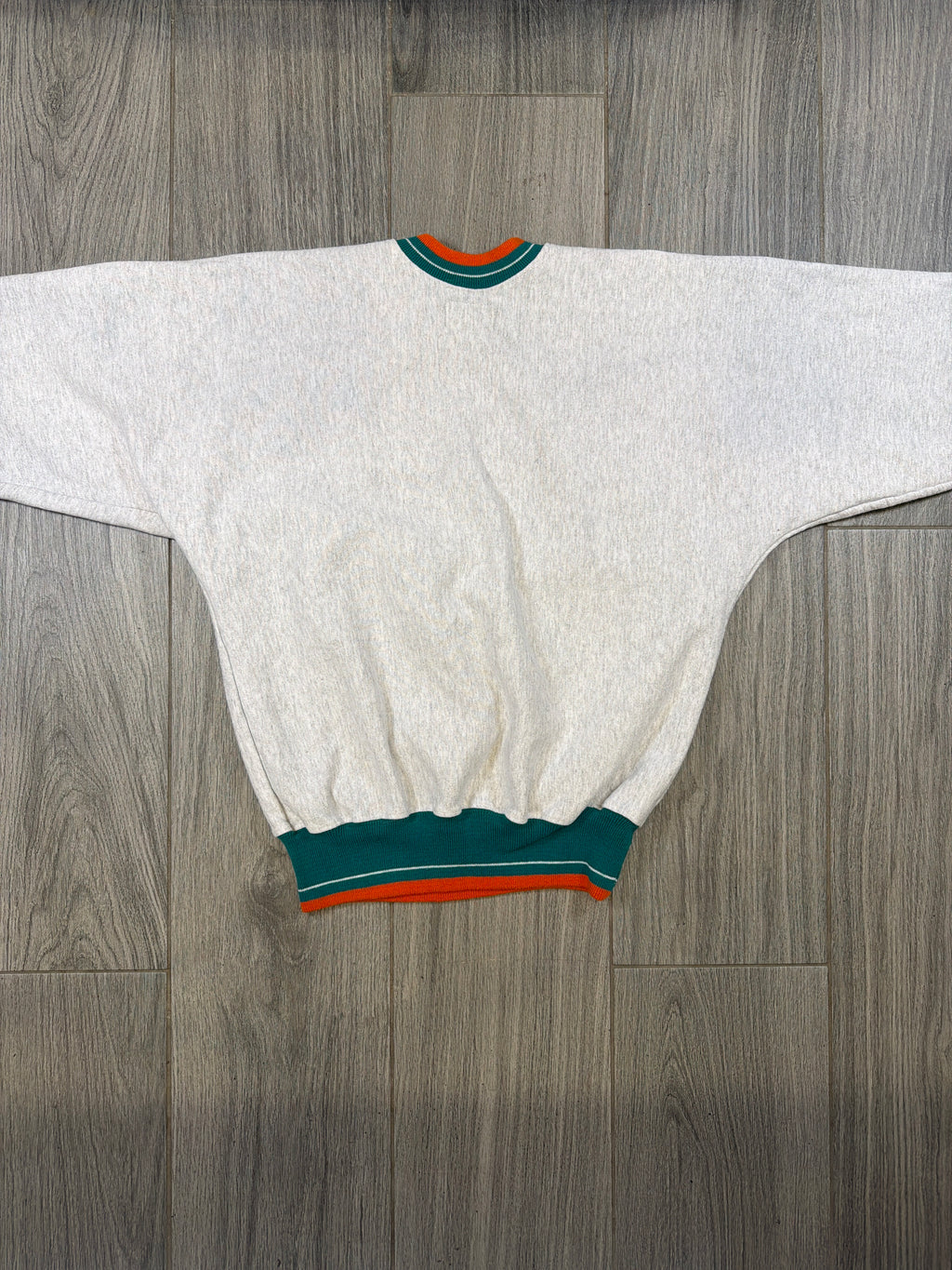 Miami Dolphins Spellout 90s Crewneck Sweater XL