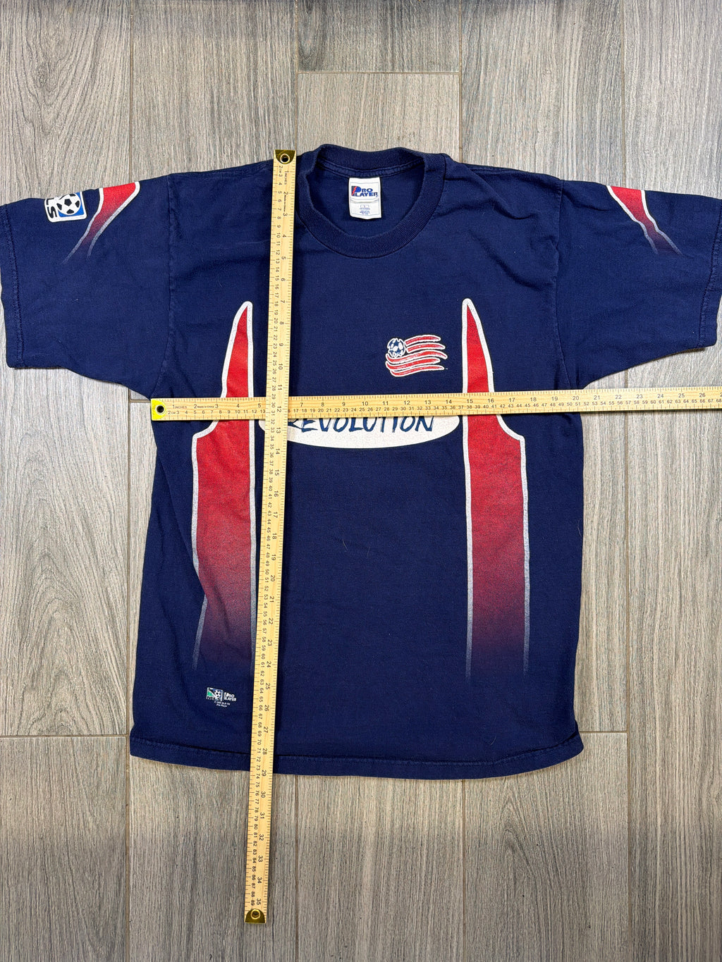 New England USA Iain Fraser Revolution Futball Soccer Pro Player Large