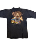 King of the Road Harley 1989 Truck Ohio 3D Emblem Long Sleeve Black T-Shirt Medium