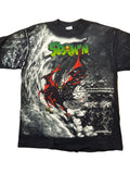Spawn Vintage 1997 AOP All Over Print Allsport Black T-Shirt XL