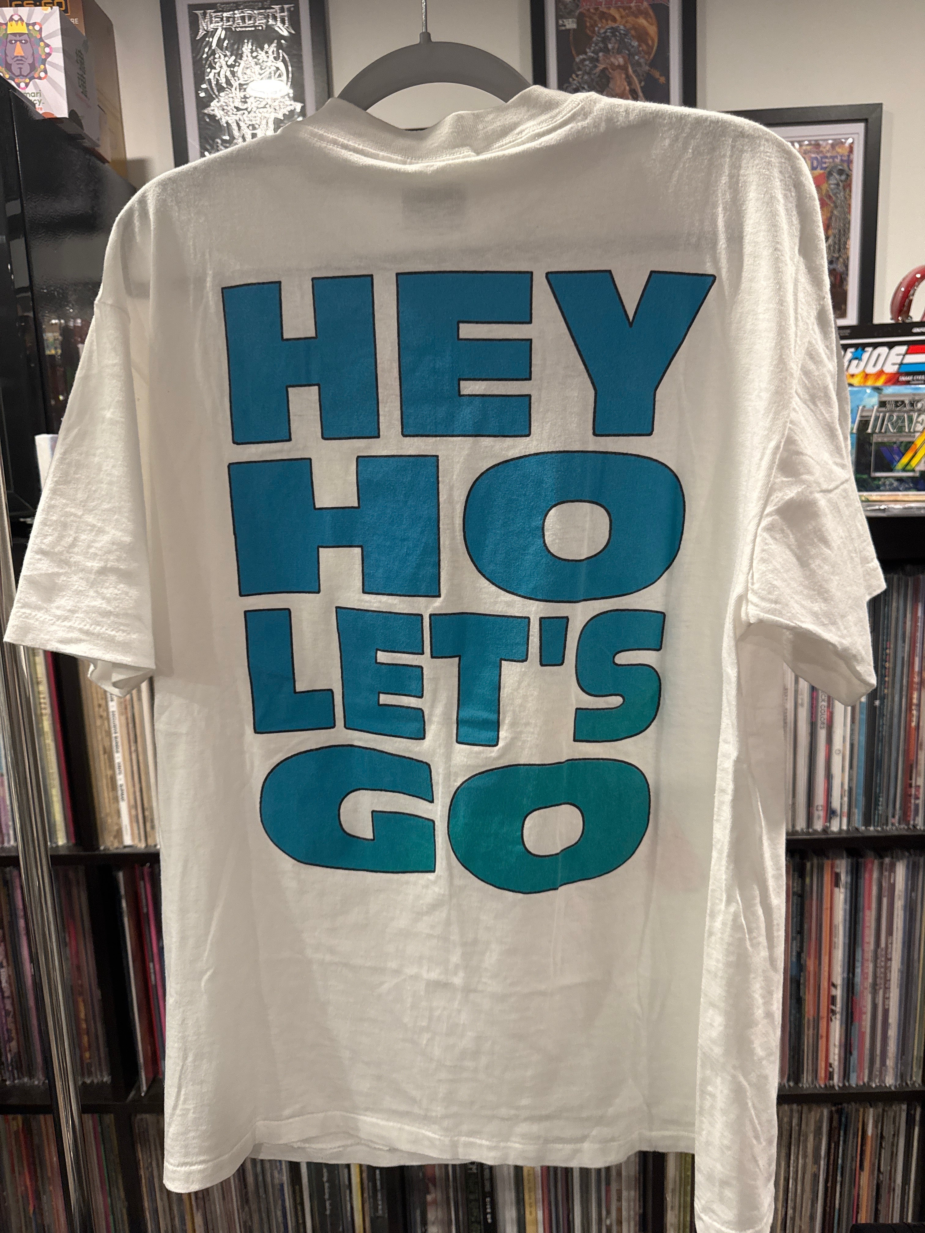1995 Ramones Hey Ho Let’s Go L Oneita White