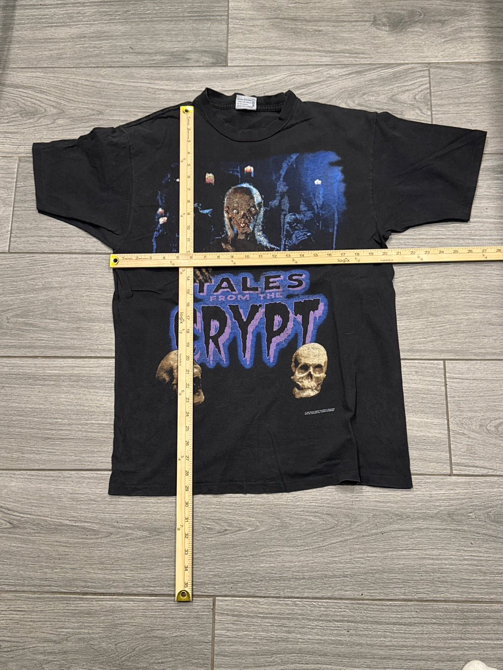 1995 Tales from the Crypt Keeper Cronies Black Graphic T-Shirt XL