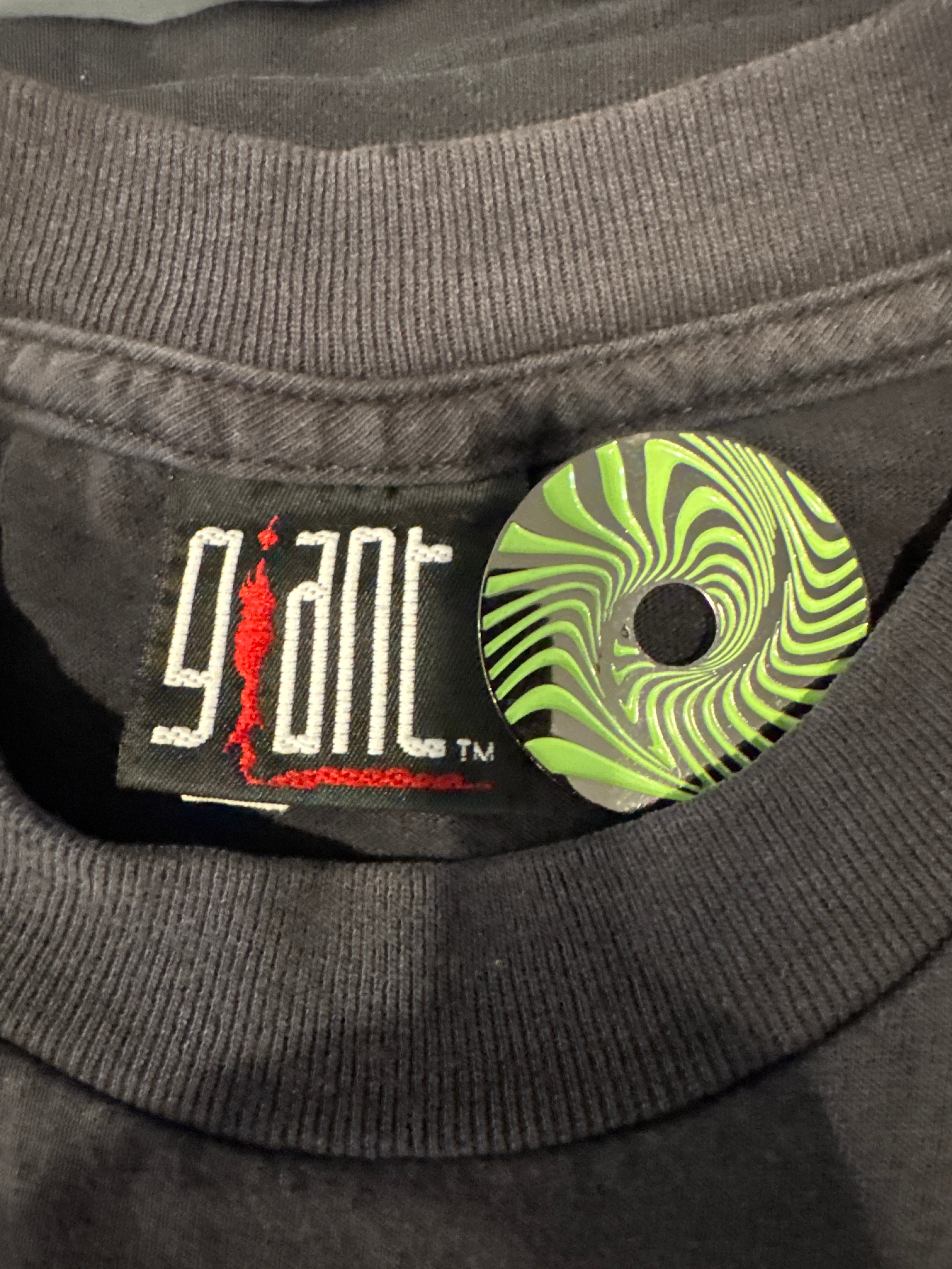 00s Limp Bizkit Fred Durst NY Hat and Microphone Double Sided T-Shirt XL