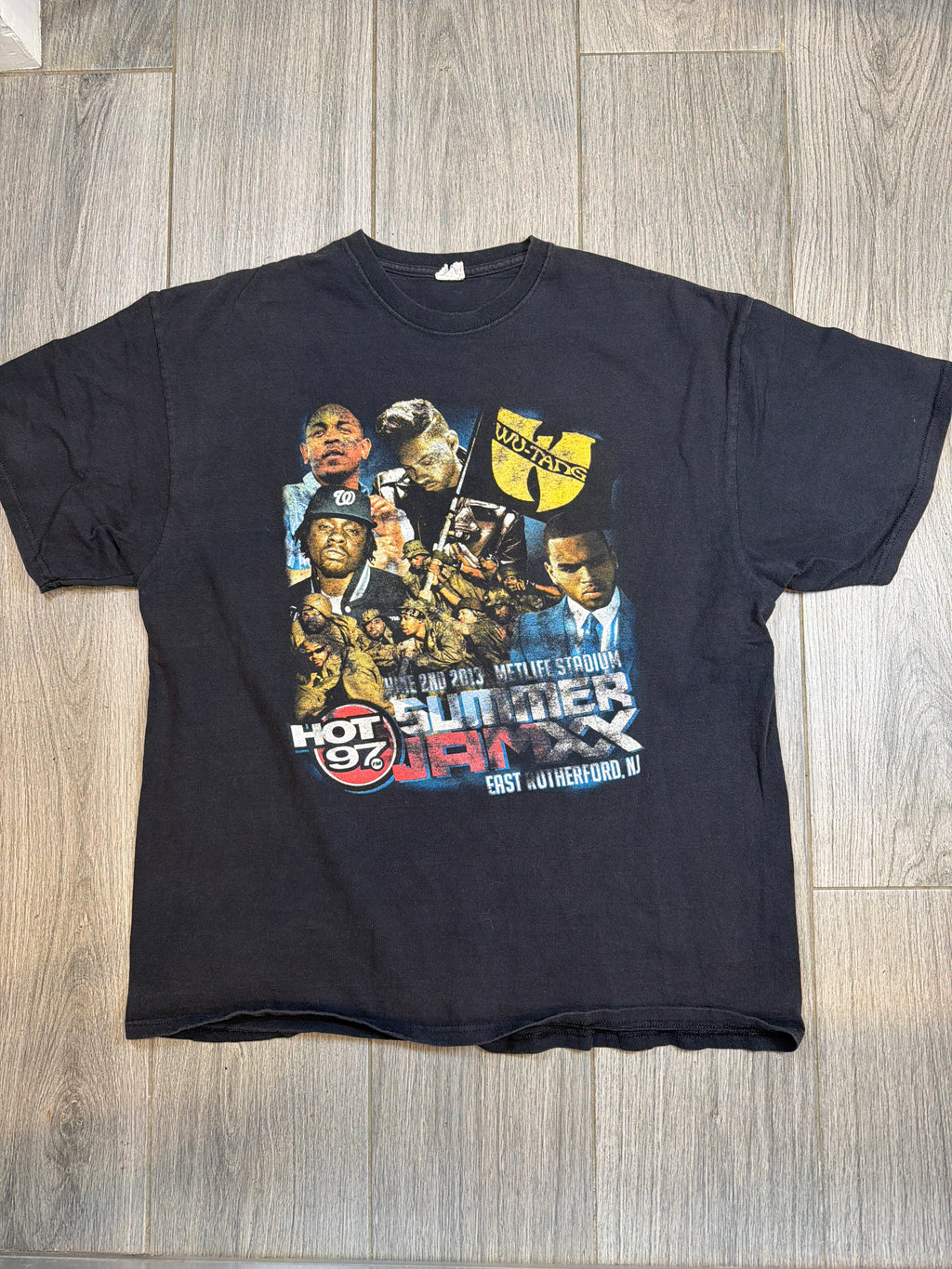 2013 Hot 97 Summer Jam Tour Wu Tang Kendrick Lamar T-Shirt XXL