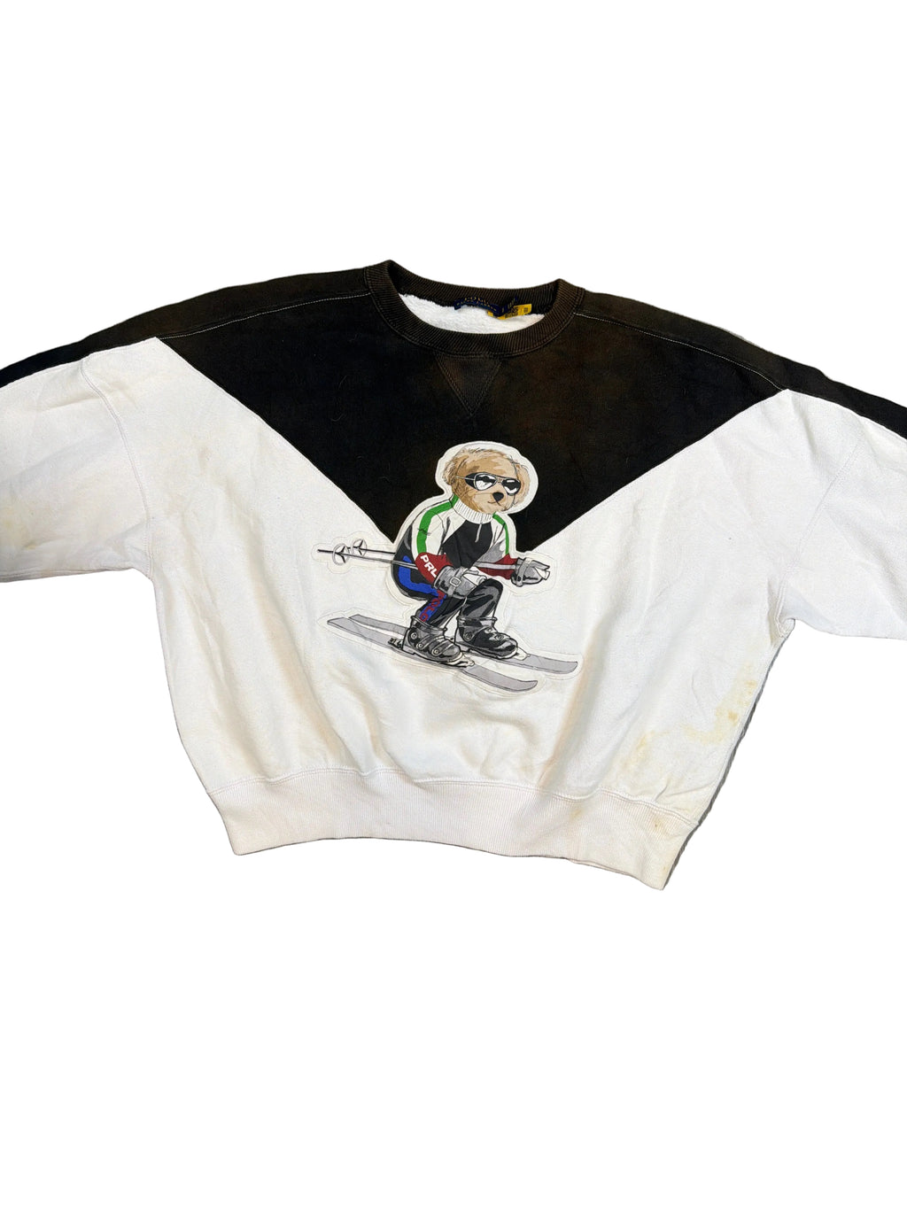Ralph Lauren Polo Bear Ski Crewneck Sweater Small