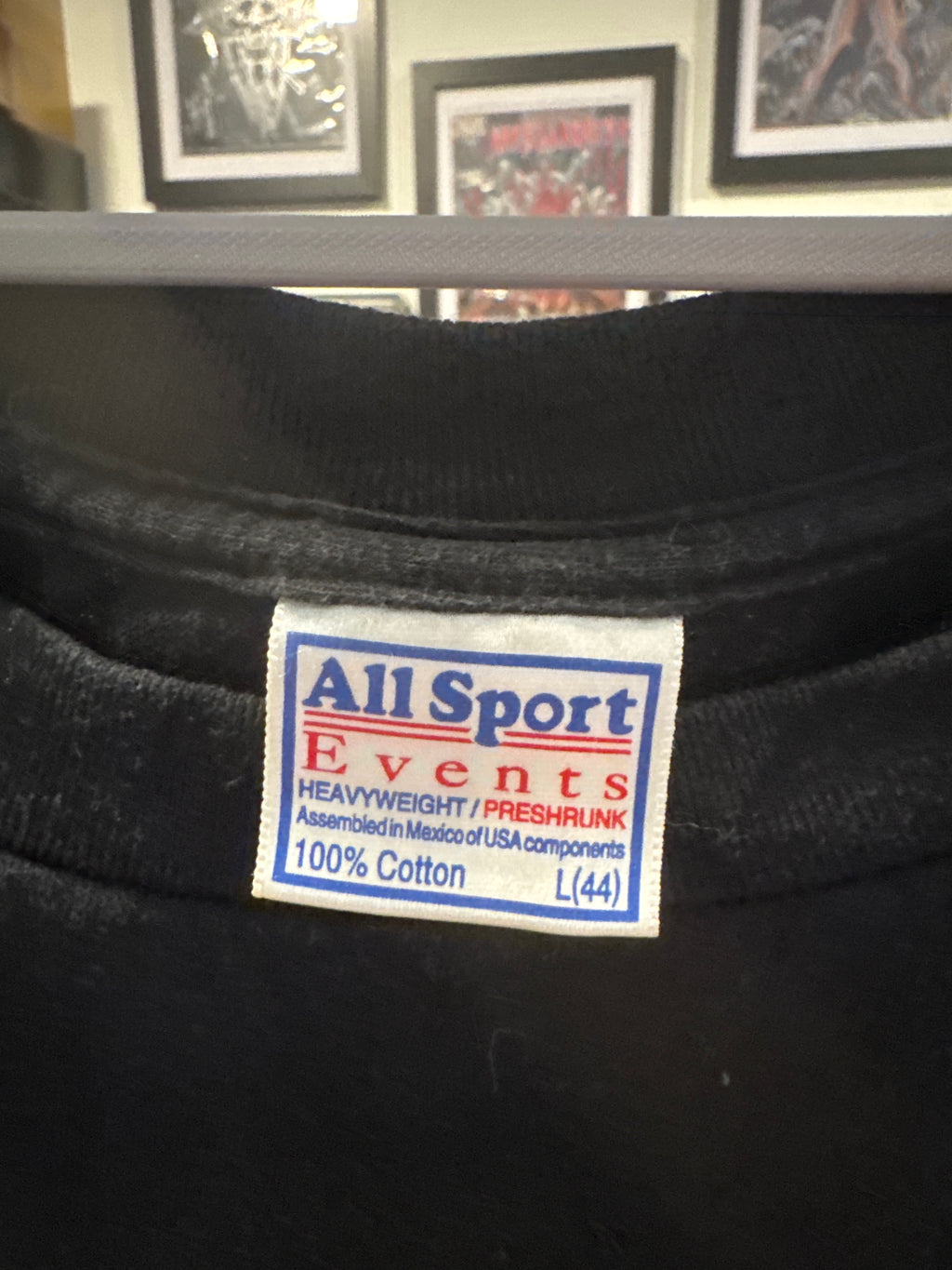 2000 Britney Spears Live Tour T Shirt Black Allsport Events L