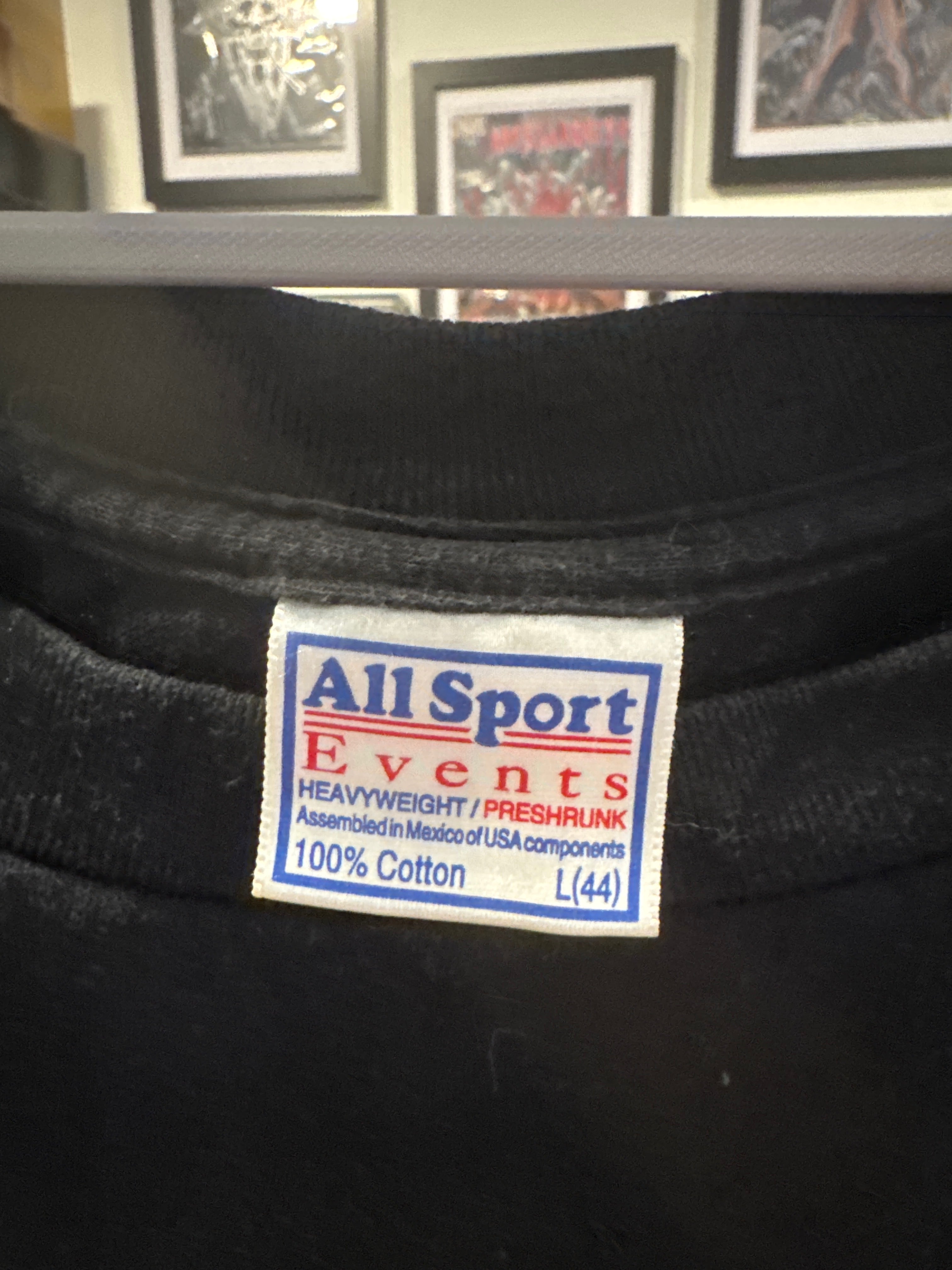 2000 Britney Spears Live Tour T Shirt Black Allsport Events L