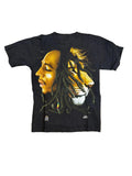 1997 Bob Marley Lion Large Front Print Black T-Shirt Medium