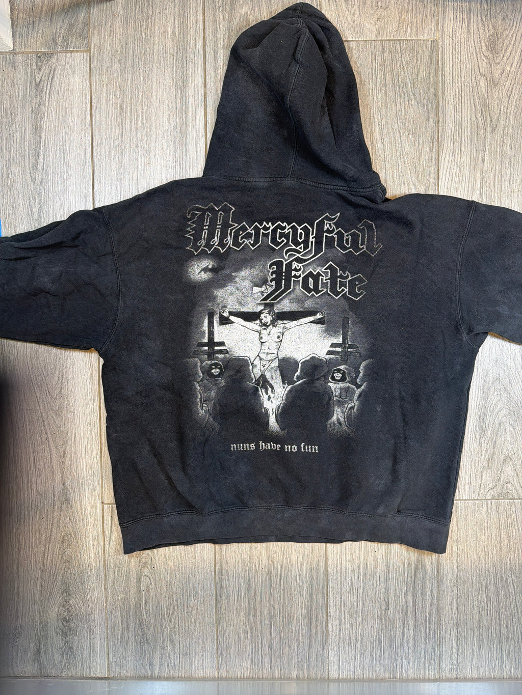 Merciful Fate Nuns Have No Fun King Diamond Black Hoodie XL
