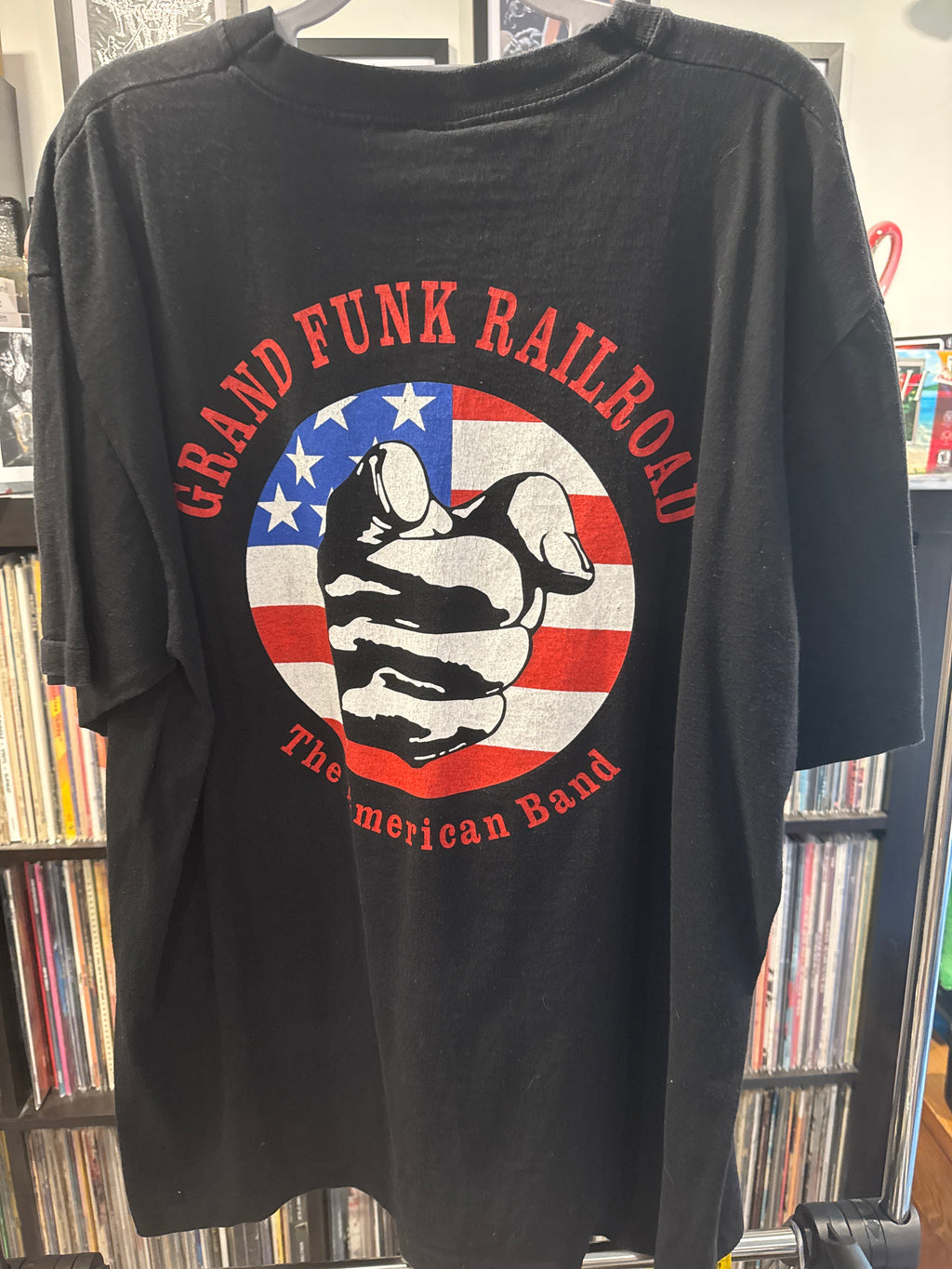 90s Grand Funk Railroad American Band Single Stitch XL Black USA