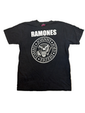 00s The Ramones Presidential Seal Logo Black Band T-Shirt Medium