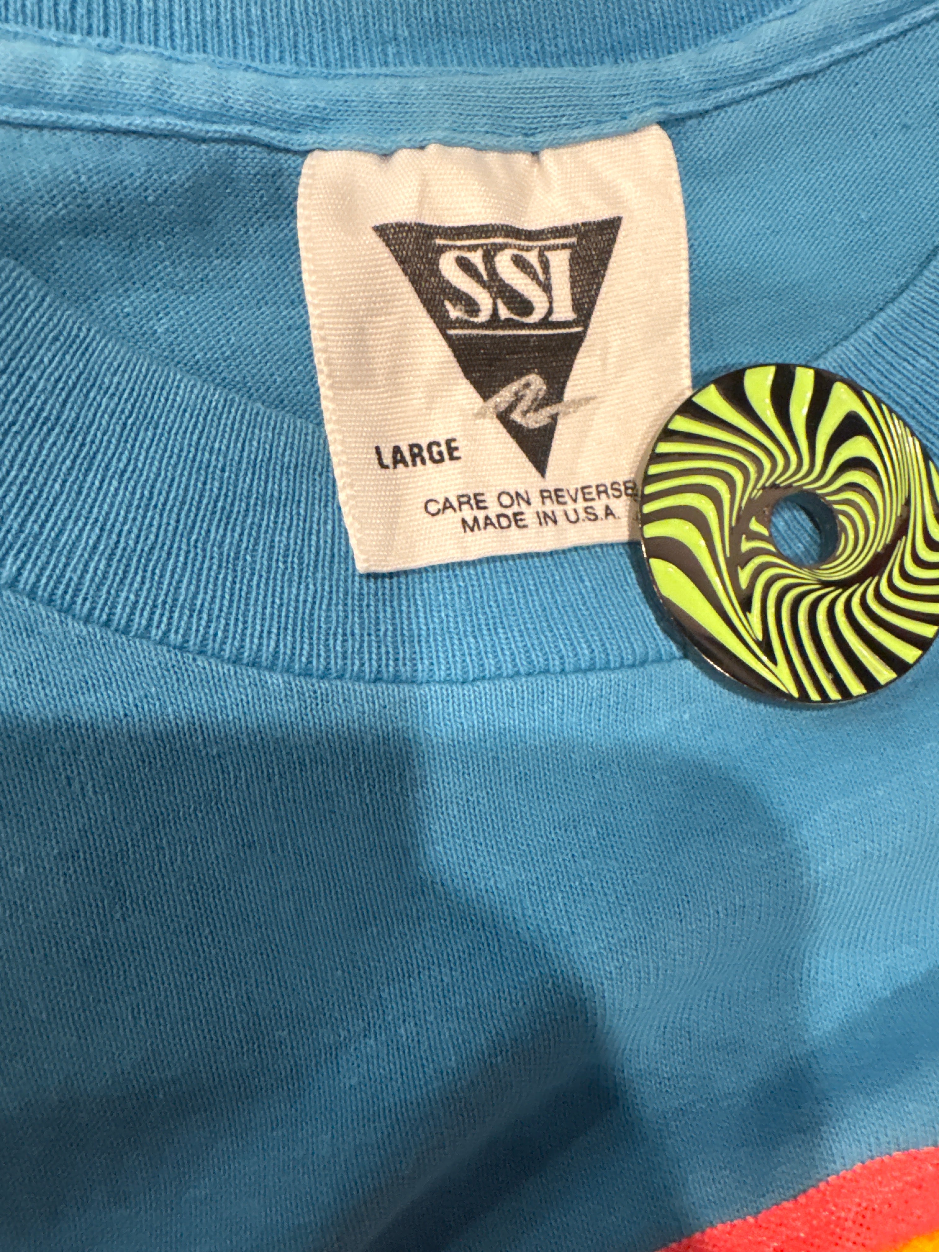1990 Steve Urkle Zone Family Matters Blue T-Shirt Large