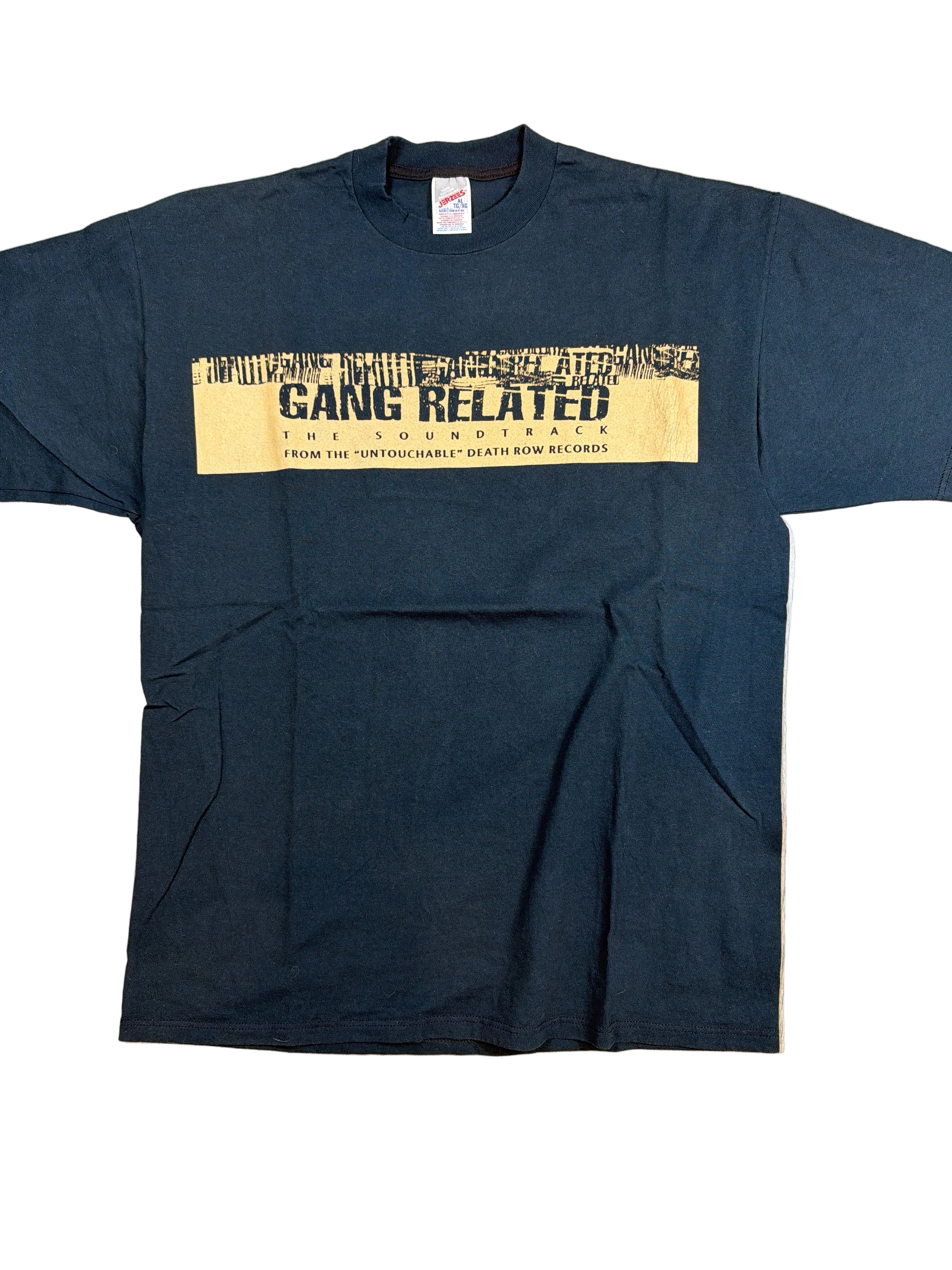 Gang Related Film Promo 2Pac Death Row Records Schwarzes T-Shirt XL